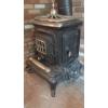 Image 6 : Vintage & Like New - "Olympic" Wood Burning Cast Iron & Steel Stove - Superb Condition