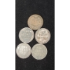 Image 2 : (1) 1883 Indian Head Cent & (4) 1943 Lincoln Steel Wheat Cents - Face Value: $0.05