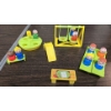 Image 5 : Vintage 1971 Little People Fisher Price Play Family School with Magnetic Alphabet and Numbers
