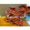 Image 5 : Antique RARE!  Cast Iron In Original Excellent Condition 14" x 12" Barn / Trolly Pulley!