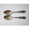 Image 1 : x2 Sterling Silver Souvenir Spoons: Mount Union College and Alliance High School Ohio TW: 37.7g