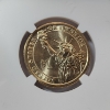 Image 4 : NGC MS66 Mint Error Missing Edge Lettering 2009 Harrison Presidential Dollar 
