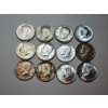 Image 1 : Lot of 1964 Kennedy Silver Half Dollars - 90% Silver Face Value: $6.00