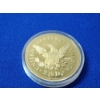 Image 4 : REPLICA Gold-Tone 1841 $2.50 Gold Liberty Head - Copy Coin in Capsule