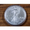 Image 1 : 2021 American Eagle ~ TYPE II ~ 1 Oz .999 Fine Silver Round in Protective Case