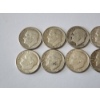 Image 2 : x10 Assorted Years & Mint Marks U.S. 90% Silver Roosevelt Dimes FV: $1.00