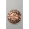 Image 2 : Colorized 5 ADVP Ounces .999 Fine Copper Round With Global Transit Airlines Motif 