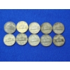 Image 4 : x10 Assorted Years Jefferson Wartime Nickels FV: $0.50