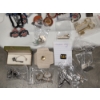 Image 3 : New Key Chain Group, & Vintage Pins And Cufflink Collection In Wire Basket