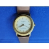 Image 2 : Ted Lapidus 18K Gold-Plated Watch Leather Band