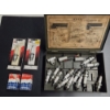 Image 1 : Nice Small Metal Box Including New Spark Plugs