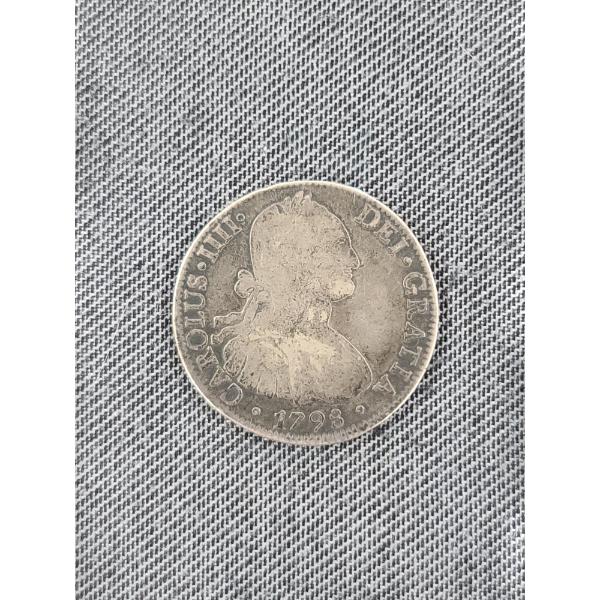 1798 Charles IIII Silver 8 Reales Mo FM Coin