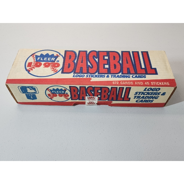 Fleer 1990 Baseball 45 Logo Stickers & 672 Trading Cards - Fleer Factory Seal!