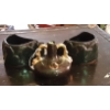 Image 1 : 3 Pc Accessory Pieces - Gold & Black Enameled 1950s - See Pics