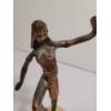 Image 3 : Vintage Brass Egyptian Dancer Sculpture