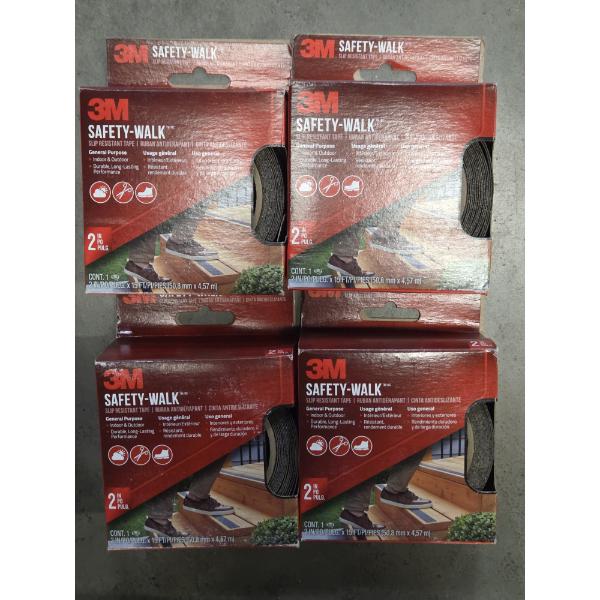 Four Boxes Of  New 3M Safety Walk 15ft Of Non Slip Tape 