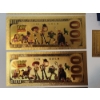 Image 8 : x5 Assorted Toy Story $100 99999999 24K Gold Foil Banknotes Set w/ CoA