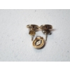 Image 2 : Stunning 14K Gold Earrings & Matching 14K Gold Pendant - Total Weight: 3.7g 