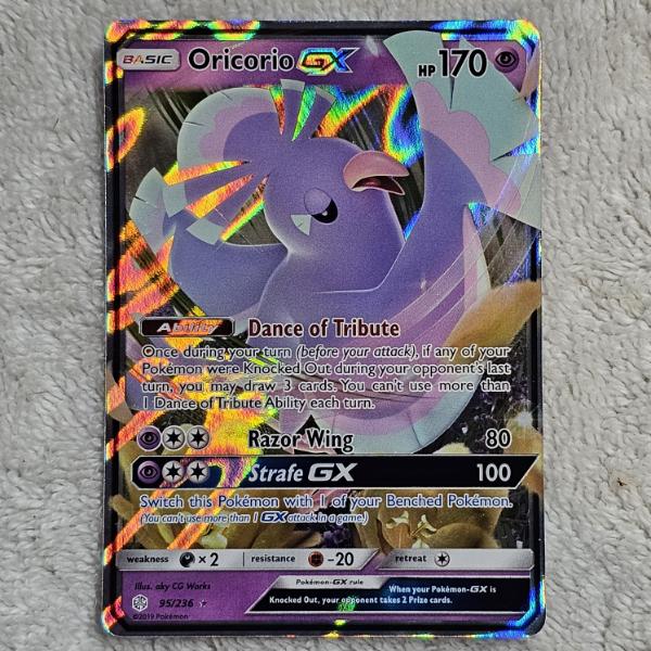 Pokémon TCG: Oricorio GX 95/236 Holo Rare
