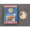 Image 5 : 5 Quarter/Stamp Collectors Cards & 2017 John F. Kennedy 100 Years Commemorative Silver Clad Kennedy 