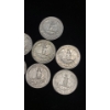 Image 3 : Assorted Years & Mint Marks 90% Silver Washington Quarters - Face Value: $1.75