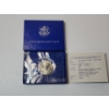 Image 1 : United States 1986 Liberty Half Dollar Coin in Box w/ CoA