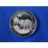 Image 1 : 2017 Somalia African Wildlife Series Elephant 1 oz .9999 Fine Silver Coin 