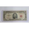 Image 1 : United States Series 1963 $5 Red Seal Bank Note With Granahan And Dillon Signatures