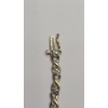 Image 4 : 10K Yellow Gold Diamond X Link 7.5" Tennis Bracelet - Weight: 4.9g