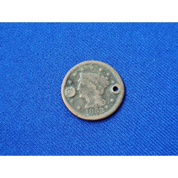United States 1853 Braided Hair Large Cent