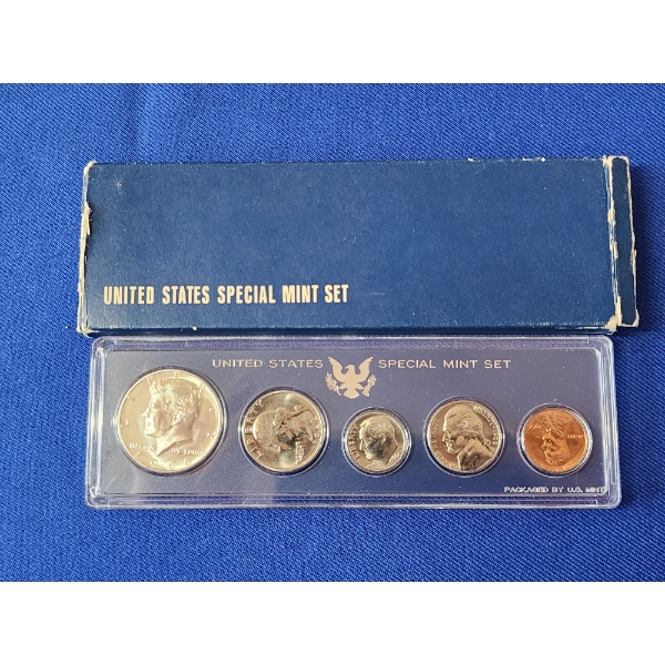 1966 United States Special Mint Set Including 40% Silver Half Dollar
