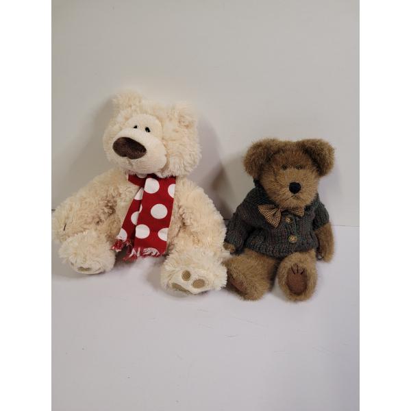 2 Bear Plushies - Boyd's Bears And Gund