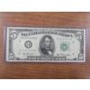Image 1 : 1950 Great Condition Five Dollar Bill Federal Reserve Note In Great Condition!