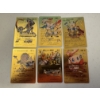 Image 1 : 6  - Rare Gold Foil Pokemon Trading Cards - Mint Condition