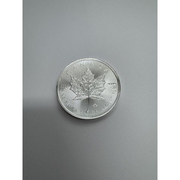 2022 Canadian Maple Leaf 0.9999 1oz Fine Silver Coin- Mint Condition