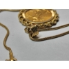 Image 8 : 1995 $5 American Eagle 1/10th oz Fine Gold Coin - 14K Gold 24" Necklace & 14K Gold Pendant TW:10.6g