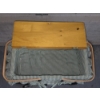 Image 3 : Basket Stand with Basket - Green Gingham Liner and Handles - 24x18x8.5