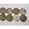 Image 3 : x10 Assorted Years Wartime 35% Silver Nickels FV: $0.50