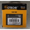 Image 1 : New! Hoteche Box Of Ten- #40 Aluminum Oxide 4 1/2''x7/8'' Flap Discs