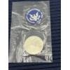 Image 2 : 1971 Eisenhower Uncirculated Silver Dollar - 40% Silver - FV $1.00 in packaging with note and token
