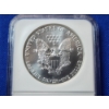 Image 4 : 1991 $1 Silver American Eagle 1 oz Fine Silver Graded MS 69 by NGC