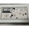 Image 2 : One Of A Kind! Professionally Framed & Artist Signed 11''x22'' Crankshaft Comic 