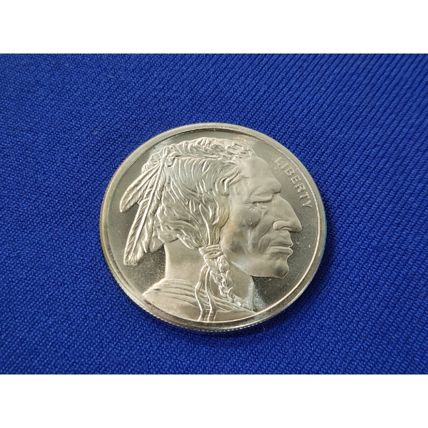 Indian Head Buffalo Nickel Design - 1 Troy Ounce .999 Fine Silver - Golden State Mint