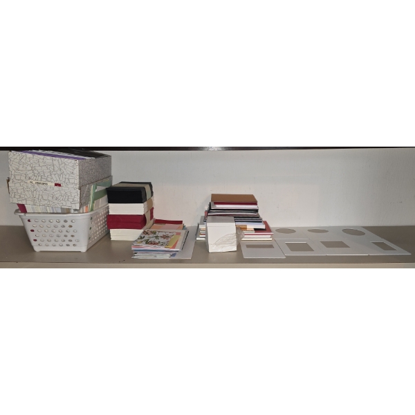 Card Making Supplies incl Cardstock, Envelopes & Stencils