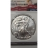 Image 2 : NGC 2016 MS 70 First Releases 30th Anniversary 1 Troy Ounce .999 Fine Silver American Eagle Dollar