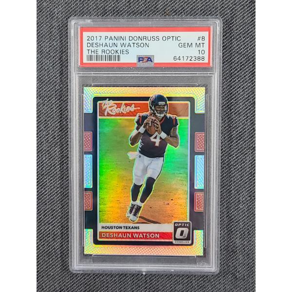PSA 10 GEM MINT Panini Donruss Optic #8 Deshaun Watson Rookie Card
