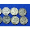 Image 3 : x10 Assorted Years Jefferson Wartime Nickels FV: $0.50