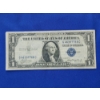 Image 1 : Series 1935 A $1 One Dollar Blue Seal Silver Certificate
