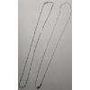 Image 1 : (2) 14K White Gold Necklaces (Damaged) - Total Weight: 2.8g