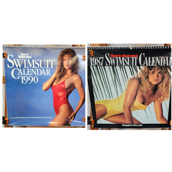 Vintage Sports Illustrated 1987 and 1990 15" Calendars